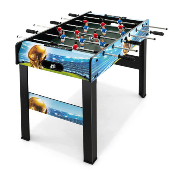 37 Inch Mini Foosball Table with Score Keeper and Removable Legs - Color: Blue D681-UY10052
