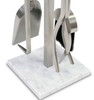Pilgrim Home and Hearth Marble – Carrara Tool Set 