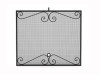 Screen, Medium Fireplace Black 8253-BL