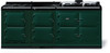 Aga R7 7 Oven 83 Inch With Warming Plate And Gas British Racing Green-Lp