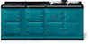 Aga Er7 7 Oven 83 Inch With Induction & Gas Salcombe Blue-Ng