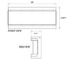  Modern Flames 80-in Landscape Pro MultiView Built-In Electric Fireplace - LPM-8016 