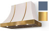 Cascade 36 X 30 Hood 600 Cfm_Stone Blue_Bb Trim