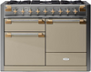 Elise 48" Dual Fuel Range -Fawn W/Brass Accents