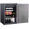 American Made Grills 22" 4.1c Outdoor Approved Fridge, #304SS Reversible Door with Lock - RFR-22S