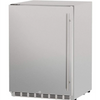 American Made Grills 5.3c Deluxe Outdoor Rated Fridge Right to Left Opening - SSRFR-24D-R