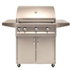 Artisan Professional 36-Inch 3-Burner Freestanding Gas Grill With Rotisserie