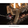 Grand Canyon Weathered Oak Single-Sided Ventless Gas Log Set