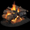 Real Fyre Charred American Oak See-Through Vented Gas Logs