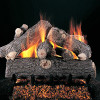 Rasmussen Prestige Oak See-Through Vented Gas Log Set