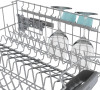 24 Inch Fully Integrated Built-In Smart Dishwasher with 16 Place Setting Capacity, 8 Wash Cycles, Flexible 3rd Rack, 44 dBA, and AutoAir® Option