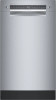 Bosch 800 Series 18 Inch Wide 10 Place Setting Built-In Fingerprint Resistant Front Control Dishwasher with CrystalDry and Home Connect