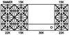 BlueStar - RNB606GV2CFPLT/RNB606GV2LCFPLT - 60" Nova (RNB) Range - (6) Burners with 24" Griddle Specialty Paint Finish (Specify RAL # - Matte / Texture Finish or Precious Metals Color)