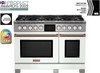BlueStar - BSDF488BPLT/BSDF488BLPLT - 48" Dual Fuel Range - (8) Burners Plated (Specify Finish)