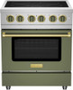 BlueStar - BSIR30CPLT - 30" Induction Range with 4 Burners Standard RAL (Semi-Gloss) Paint (Specify RAL #)