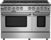 BlueStar - BSP488BCF/BSP488BLCF - 48" Platinum Range - (8) Burners Standard Brushed Stainless Steel