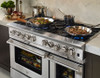 BlueStar - BSP488BCF/BSP488BLCF - 48" Platinum Range - (8) Burners Standard Brushed Stainless Steel