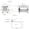 BlueStar - PRZSAL60WM - 60" Wall Mount w/ Shelf - no salamander