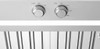 Dacor 36" Custom Hood Liner, 1,200 CFM (780 CFM Capable), Silver