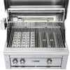 30” Professional Built in Grill with 1 Trident Infrared Burner and 1 Ceramic Burner and Rotisserie (L30TR-LP)