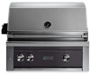 6” Professional Built in Grill with 1 Trident Infrared Burner and 2 Ceramic Burners and Rotisserie (L36TR)