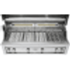 54” Professional built-in grill with 1 trident infrared burner and 3 ceramic burners and rotisserie (L54TR-NG)