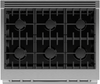 Fisher and Paykel Series 9 36 Inch Wide 4.8 Cu. Ft. Free Standing Dual Fuel Range with Self-Cleaning Feature