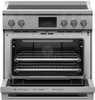 Fisher and Paykel Series 9 36 Inch Wide 4.8 Cu. Ft. Free Standing Induction Range with Wi-Fi Capability