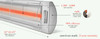 C Series Single Element Heaters 33” 1500 Watt 120V 12.5 Amps - Grey