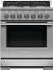 Fisher and Paykel 30 Inch Wide 4.6 Cu. Ft. Professional Style 5 Burner Series 7 Free Standing Liquid Propane Gas Range
