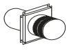 Montigo 5 Inch Inner Diameter Horizontal Termination with Integral Mounting Frame