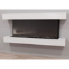 Modern Flames - Weathered Walnut OR76-Multi Wall Mounted Floating Mantel Set | WSS-OR76-WW