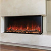 Modern Flames Landscape Pro 82'' Electric Fireplace Wall Mount Studio Suite | White Ready to Paint