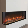 Modern Flames Landscape Pro 82'' Electric Fireplace Wall Mount Studio Suite | White Ready to Paint