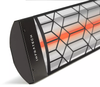 Infratech C2624BL2 Single Element Heater with Black Craftsman Motif