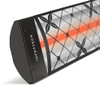 Infratech C Series Single Element with Traditional Motif C3048BL4 3000 Watts 480V 6.25 Amps Infrared Electric Patio Heater 61.25 x 8.19 x 2.5 in. Black Color