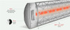 Infratech C Series Single Element with Mediterranean Motif C3048MG3 3000 Watts 480V 6.25 Amps Infrared Electric Patio Heater 61.25 x 8.19 x 2.5 in. Stainless Steel Marine Grade Color