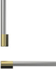 Fisher and Paykel Professional 36 Inch Round Flush Handle Kit for Integrated Refrigerator Freezer (2-Pieces)