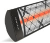 Infratech C Series Single Element with Traditional Motif C4028BL4 4000 Watts 208V 19.23 Amps Infrared Electric Patio Heater 61.25 x 8.19 x 2.5 in. Black Color