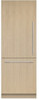 Fisher & Paykel Series 11 15.9 Cu. Ft. Bottom Freezer Refrigerator With Ice & Water Left-Hinge 30-Inch Wide in Custom Panel