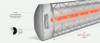 Infratech CD Series Dual Element with Craftsman Motif CD4024MG2 4000 Watts 240V 16.67 Amps Infrared Electric Patio Heater 39 x 8.19 x 2.5 in. Stainless Steel Marine Grade Color