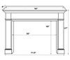 Pearl Mantels Windsor - No. 120 