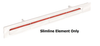 Infratech E3027SL (10-7070) 3000 Watt Replacement Quartz Element For SL3027 Only - Clear Color