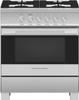 Fisher and Paykel Series 7 30 Inch Wide 4.9 Cu. Ft. Free Standing Gas Range with CoolTouch Door