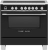Fisher and Paykel Series 9 36 Inch Wide 4.9 Cu. Ft. Free Standing Induction Range with SmartZone Capability