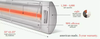 Infratech C2624CP Infrared Electric Patio Heater Copper