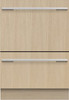 Fisher and Paykel 24 Inch Wide 14 Place Setting Energy Star Rated Built-In Double Drawer Dishwasher with True Half Load