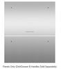 Fisher & Paykel 24" Stainless Steel Door Panel For Integrated Double DishDrawer Dishwasher