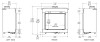 Dimplex Faber MatriX Two-sided Built-in Fireplace
