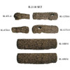  Peterson Real Fyre 18-Inch Golden Oak See-Thru Gas Log Set With Vented Natural Gas G45 Burner - Match Light 